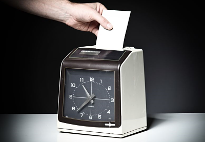 REAQUE Reloj de fichar y Control de Tiempo para pequeñas Empresas con 50  Tarjetas de fichaje