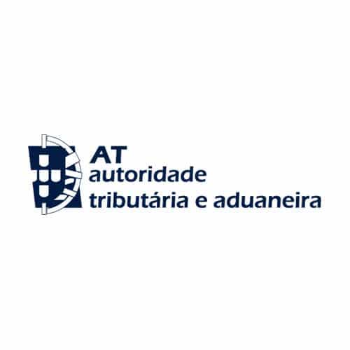 Logo AT autoridade tributaria e aduaneira Portugal